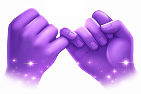 Icon Fingerhaken für Verbindung